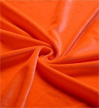 160CM Slate Blue Velvet Fabric Slight Elasticity Velour Stretch Velvet Upholstery For Outerwear