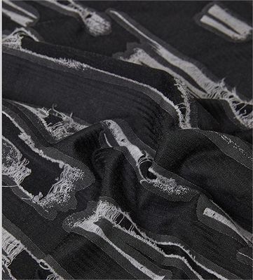300GSM 148CM Textile Art Contemporary Craft Fabric Imitation Denim Jacquard