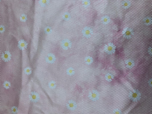 Soft Polyester Digital Printing Fabric Texture Graphene Conductive Graphic Pattern Fabric