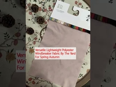 Kain Windbreaker Polyester ringan yang serbaguna untuk musim semi musim gugur