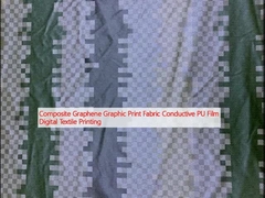Komposisi Graphene Print Graphic Kain Konduktif PU Film Digital Tekstil Printing