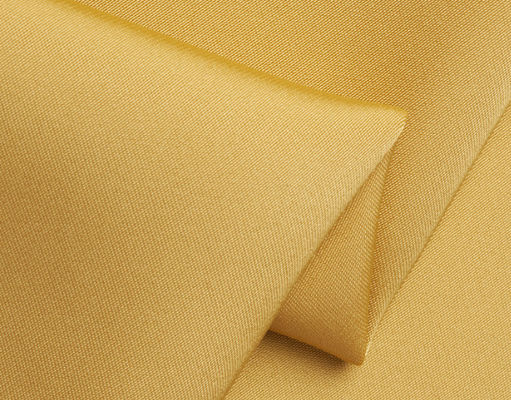 Black White Yellow Soft Satin Fabric Polyester Double Sided Satin Twill Fabric